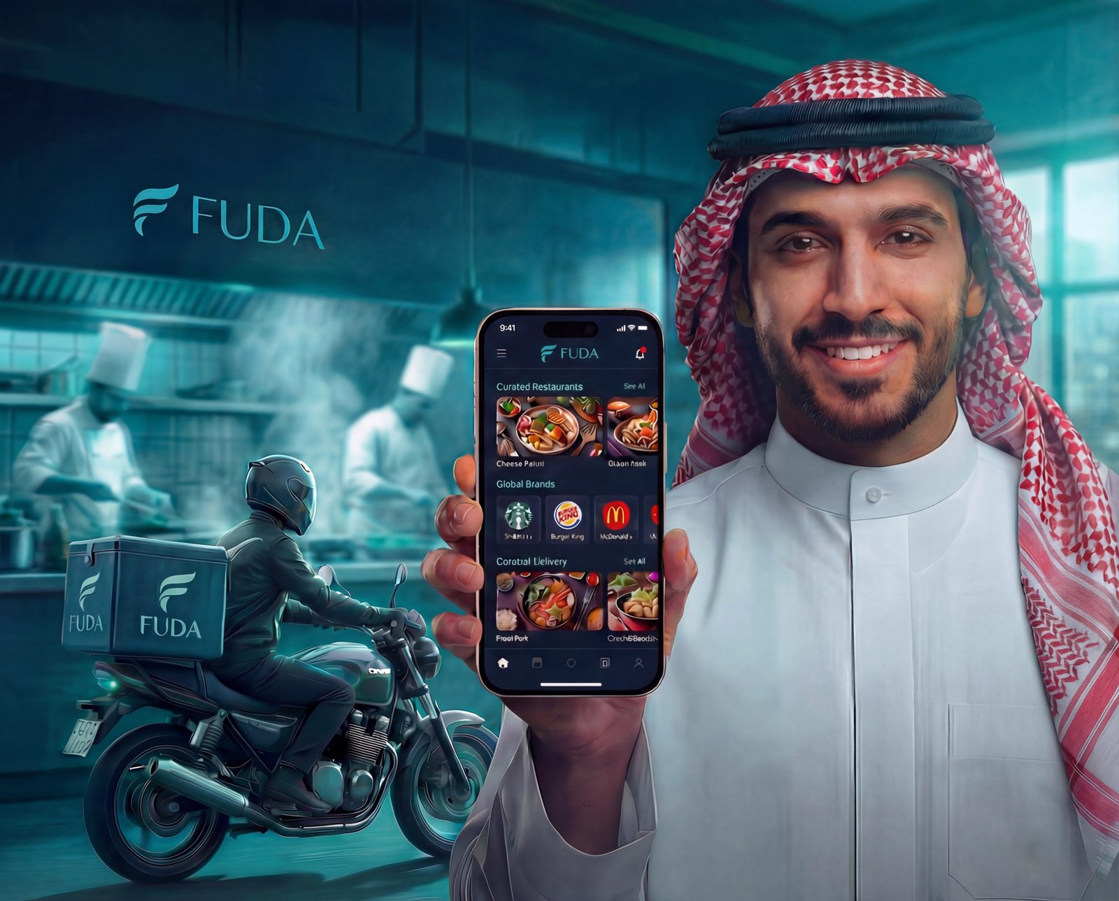 تطبيق فودا للمطاعم